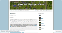 Desktop Screenshot of parallelpleasantviews.wordpress.com