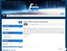 Tablet Screenshot of eidoloncore.wordpress.com