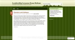 Desktop Screenshot of helenewiswall.wordpress.com