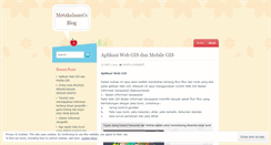 Desktop Screenshot of metakalasari.wordpress.com