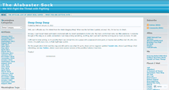 Desktop Screenshot of alabastersock.wordpress.com