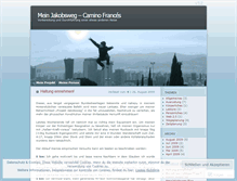 Tablet Screenshot of meinjakobsweg.wordpress.com