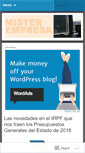 Mobile Screenshot of misterempresa.wordpress.com