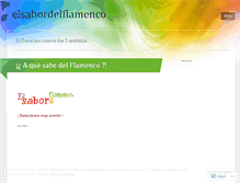 Tablet Screenshot of elsabordelflamenco.wordpress.com