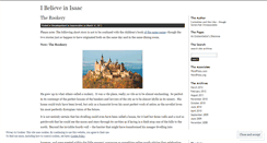 Desktop Screenshot of ibelieveinisaac.wordpress.com