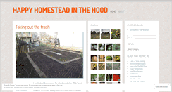 Desktop Screenshot of happyhomesteadhood.wordpress.com