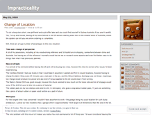 Tablet Screenshot of impracticality.wordpress.com