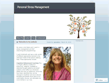 Tablet Screenshot of personalstressmanagement.wordpress.com