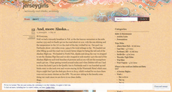 Desktop Screenshot of jerseygirls.wordpress.com