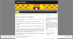 Desktop Screenshot of eduardomaruri.wordpress.com
