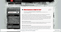 Desktop Screenshot of gadgetshrink.wordpress.com