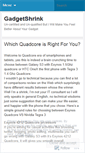 Mobile Screenshot of gadgetshrink.wordpress.com