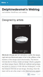 Mobile Screenshot of delphinedesmet.wordpress.com