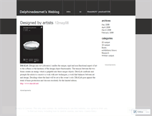 Tablet Screenshot of delphinedesmet.wordpress.com