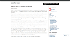 Desktop Screenshot of catolicoresp.wordpress.com