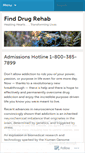 Mobile Screenshot of findtreatment.wordpress.com