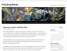 Tablet Screenshot of findtreatment.wordpress.com