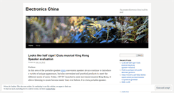 Desktop Screenshot of electronicschina.wordpress.com