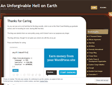 Tablet Screenshot of hellonearth.wordpress.com