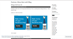 Desktop Screenshot of ideasthatrock.wordpress.com