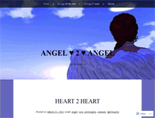 Tablet Screenshot of angeltoangel.wordpress.com