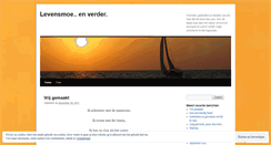 Desktop Screenshot of levensmoe.wordpress.com