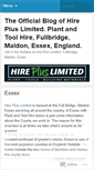 Mobile Screenshot of hireplus.wordpress.com