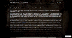 Desktop Screenshot of crzybeautifullife.wordpress.com