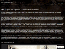 Tablet Screenshot of crzybeautifullife.wordpress.com