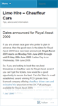 Mobile Screenshot of limohire.wordpress.com