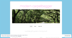 Desktop Screenshot of moderncarpetbagger.wordpress.com