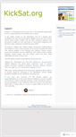 Mobile Screenshot of kicksat.wordpress.com