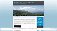 Desktop Screenshot of johannalee.wordpress.com