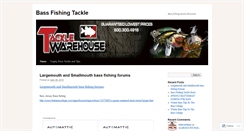 Desktop Screenshot of bassfishingtackle.wordpress.com
