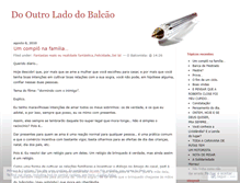Tablet Screenshot of dooutroladodobalcao.wordpress.com