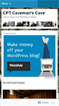 Mobile Screenshot of cptcaveman.wordpress.com