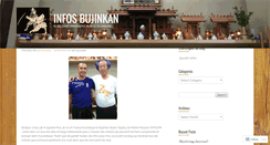 Desktop Screenshot of bujinkangard.wordpress.com