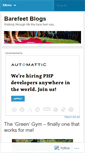Mobile Screenshot of barefeetblogs.wordpress.com