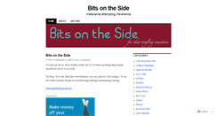 Desktop Screenshot of bitsontheside.wordpress.com