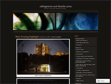 Tablet Screenshot of cabbagetownnuitblanche.wordpress.com