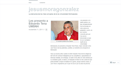 Desktop Screenshot of jesusmoragonzalez.wordpress.com
