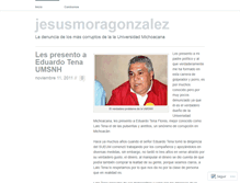 Tablet Screenshot of jesusmoragonzalez.wordpress.com