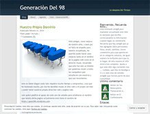 Tablet Screenshot of gnext98.wordpress.com