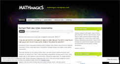 Desktop Screenshot of mathmagics.wordpress.com