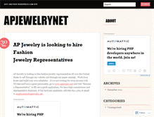 Tablet Screenshot of apjewelrynet.wordpress.com