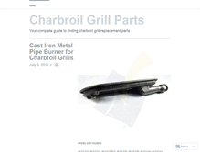 Tablet Screenshot of charbroilgrillparts.wordpress.com