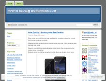 Tablet Screenshot of pipit.wordpress.com