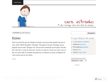 Tablet Screenshot of ocaraestranho.wordpress.com