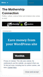 Mobile Screenshot of mothershipblog.wordpress.com