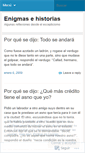 Mobile Screenshot of enigmashistorias.wordpress.com